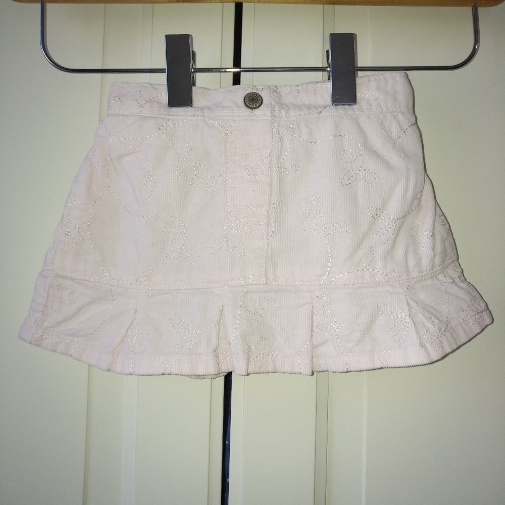 4/$20 Baby girl pink corduroy skirt 6-12 months